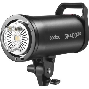 Blit de studio compact Godox SK400IIIV 400Ws cu panou LCD și montură Bowens