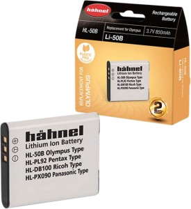 Hahnel HL-50B, Acumulator replace pentru Olympus LI-50B