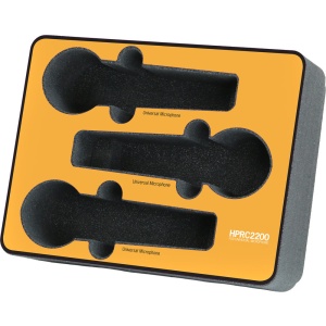 HPRC 2200, Hard Case pentru 3 microfoane handheld
