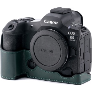 Husa Tilta TA-T68-LCC-B din piele pentru Canon EOS R5 Mark II, Verde