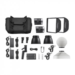 Kit 2 Lampi LED Godox ML30Bi si accesorii