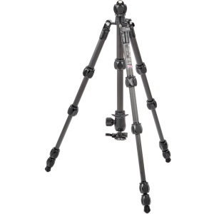 Kit trepied 3 Legged Thing Leo 2.0 Carbon Fibre (Darkness) cu Cap Sferic AirHed Pro Lever