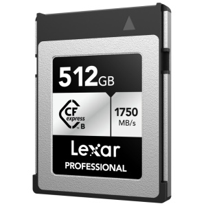 Lexar CFexpress Type B, Card de Memorie 512 GB, Silver Series R1750/W1300mb/s