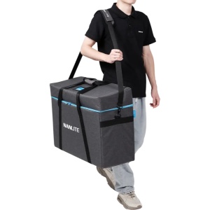 Nanlite FS-150B Kit 2 Lămpi LED Bi-Color, cu stative și softbox-uri