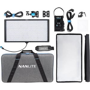Nanlite PavoSlim 120C Lampă LED RGB, cu Softbox, 15-2032