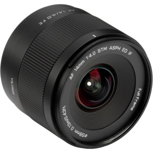 Obiectiv Viltrox AF 14mm f4 Air FE, montura Sony FE, Full-Frame, Ultra-Wide, Autofocus, 112° FOV