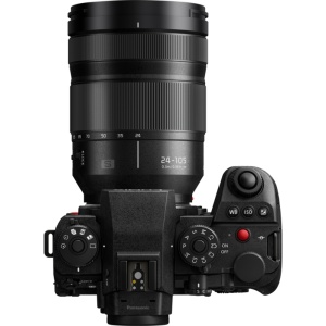 Panasonic Lumix S1R II, Camera mirrorless full-frame, 44.3MP cu obiectiv Lumix S 24-105mm f4 Macro