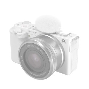 3530 Windscherm voor Sony ZV E10 en ZV 1 (Wit)