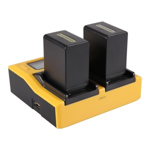 PATONA PT-7557, Incarcator acumulatori dual pentru Sony NP-FP50, NP-FH50, 70, 100
