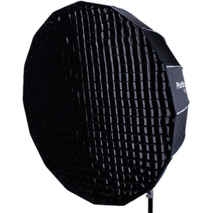 Phottix Raja Quick-Folding 105 cm, Umbrela softbox cu Grid, montura Bowens