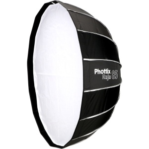 Phottix Raja Quick-Folding 85 cm, Umbrela softbox cu Grid, montura Bowens