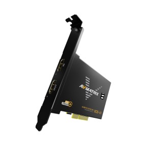 Placa de captura AVMATRIX VC12-4K, UHD, 4K, HDMI, PCIe