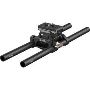 Placă de montare SmallRig 6761 Arca-Type cu Dual Rod Clamp 15mm și tije din fibră de carbon