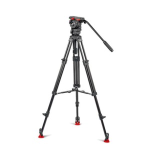 SA-0373A Tripod System with FSB 4 Fluid Head, Aluminum Legs & Mid-Level Spreader