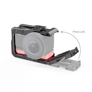 2901 Vlogging Cage en 52mm Filter Adapter voor Insta360 ONE R 4K Edition