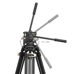 3751 Heavy Duty Fluid Head Statief AD 01