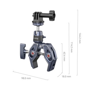 4102 Super Clamp Camera Mount Clamp with 360Â° Ballhead