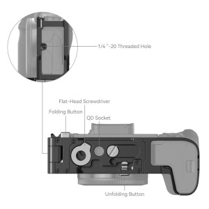 4211 Foldable L Bracket for Canon EOS R8