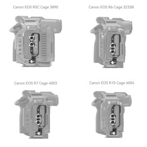 4272 âBlack Mambaâ HDMI & USB C Cable Clamp for Canon EOS R5 / R6 / R5 C / R7 / R10
