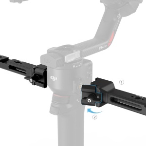 SmallRig 4327, 2 manere cu control focal pentru Seria DJI RS 2/3 Pro/4/4 Pro