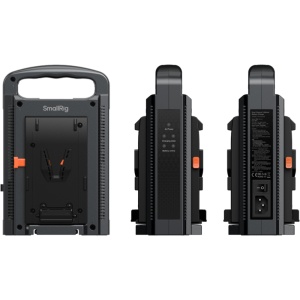 SmallRig 4578, Incarcator Dual Channel pentru baterii V-mount