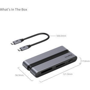 SmallRig 4662, Statie de Andocare 9-in-1, CFexpress Tip B, USB-C, USB-A, HDMI, RJ45, SD/microSD