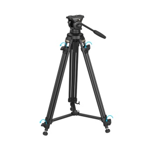 SmallRig 4684, AD-50 Lite, Kit trepied din aluminiu, 75-158 cm, cu cap fluid