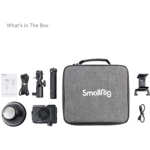 SmallRig 4810, RC 60C, Kit Lampa LED RGB cu clema pentru Power Bank