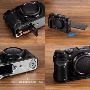 SmallRig 4879, Kit Husa din Piele pentru FUJIFILM X-M5 (Negru)