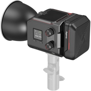 SmallRig 4897, RC 100B, Kit Pro, Lampa LED Bi-Color, cu Grip si baterie V-mount