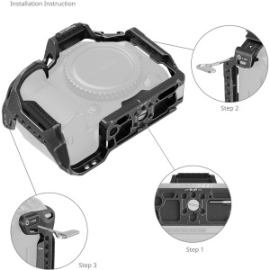 SmallRig 4975, Cage Black Mamba pentru Canon EOS R5 Mark II
