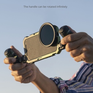 SmallRig 5001 x Brandon Li, Kit pentru iPhone 16 Pro Max, cu cage si grip-uri