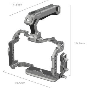 SmallRig 5029 HawkLock, Kit cage pentru Canon EOS R5 Mark II, cu grip și accesorii