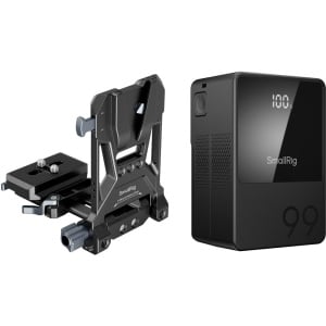 SmallRig 5048, Kit acumulator mini V-mount VB99 6800mAh + placa de montare pliabila