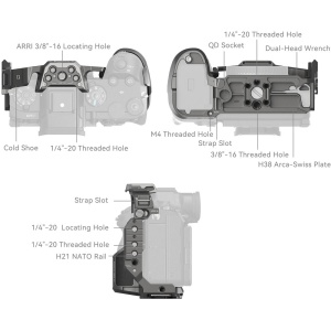 SmallRig 5187, Cage pentru Sony Alpha 1 II  Alpha 9 III