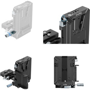 SmallRig 5227, Kit placa de montare V-mount cu Arca-Swiss Quick Release