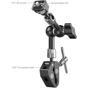 SmallRig 5310, Brat articulat de 18cm cu clema de prindere