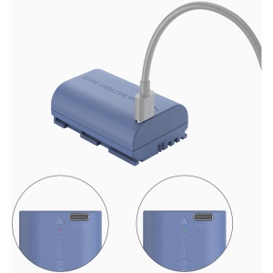 SmallRig 5406 Blue, Acumulator replace pentru Canon LP-E6P