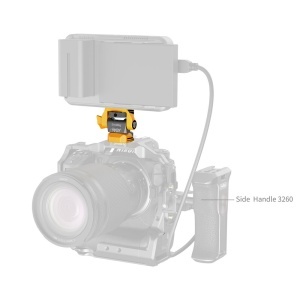 SmallRig 5520, Montura monitor cu ARRI Anti-Twist 3/8"-16, BumbleBee Edition