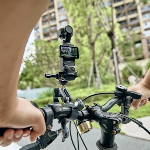 SmallRig 5607, Adaptor Cage pentru DJI Osmo Pocket 3 cu monturi 1/4", cold shoe