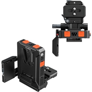 Placa adaptor inteligenta pentru baterii V-Mount SmallRig 5899 cu porturi D-Tap si ecran digital