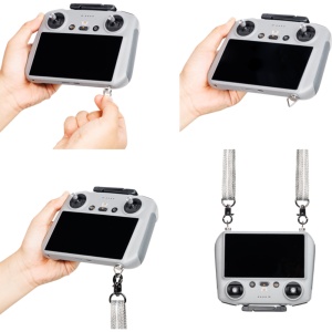 Curea de umar SmallRig 5978 montata pe o telecomanda DJI RC 2 pentru drona
