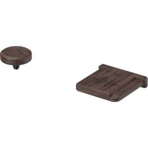 Set capac patina blitz si buton declansator din lemn de abanos SmallRig 6240 pentru aparate foto FUJIFILM