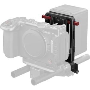 Placa rotativa pentru baterii V-Mount SmallRig 6273 montata pe sistem de tije de 15mm