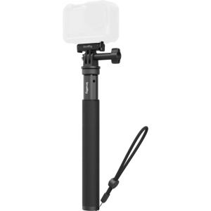 Suport telescopic tip selfie stick SmallRig 6362 extins la 95 cm cu trepied modular montat si prindere magnetica pentru camera de actiune DJI Osmo Action 6 si Nano