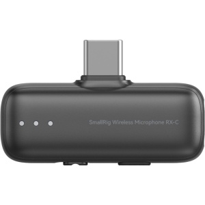 Sistem microfon fara fir SmallRig 6526 S70 compatibil cu smartphone si camera foto video negru