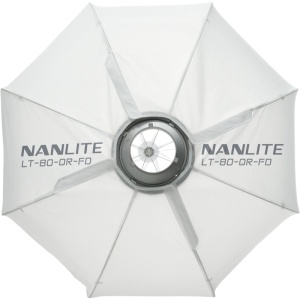 Softbox Nanlite Lantern LT-80-QR-FD, 80cm, Montură Bowens