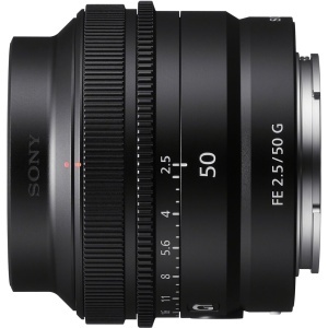 Sony FE 50mm f2.5 G, Obiectiv wide Full Frame cu montura Sony FE
