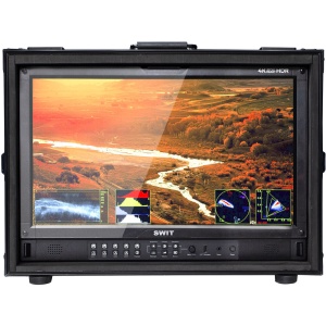 SWIT FM-215HDR, Monitor 21.5", Quad-Link 4K, 12G-SDI, HDMI, V-Mount