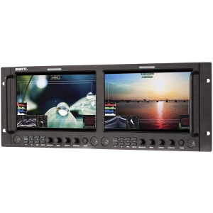 SWIT M-1093F, Monitor Dual 2 x 9" Full HD, 3G-SDI, HDMI, montare pe rack 19-inch 4U